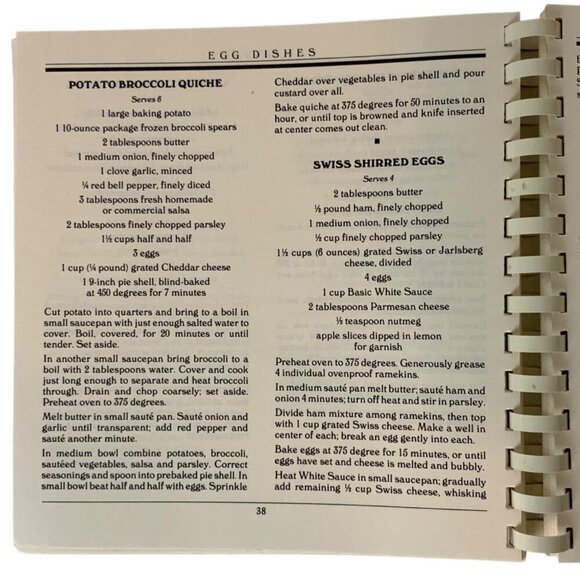 Grant Corner Inn Breakfast & Brunch Cookbook By Louise Stewart 1986 Spiral Bound - Picture 7 of 14